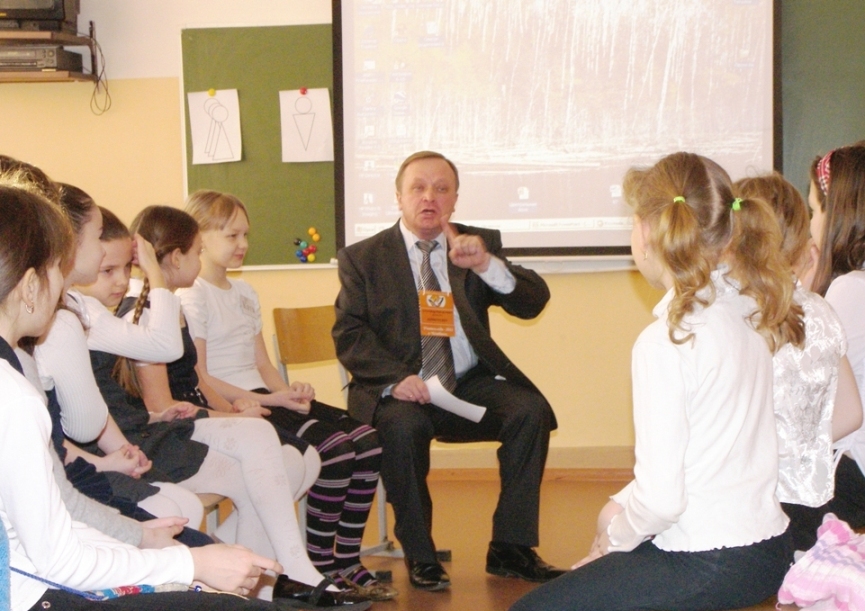 Разговор с учащимися. Гимназия 10. Февраль 2011 г.